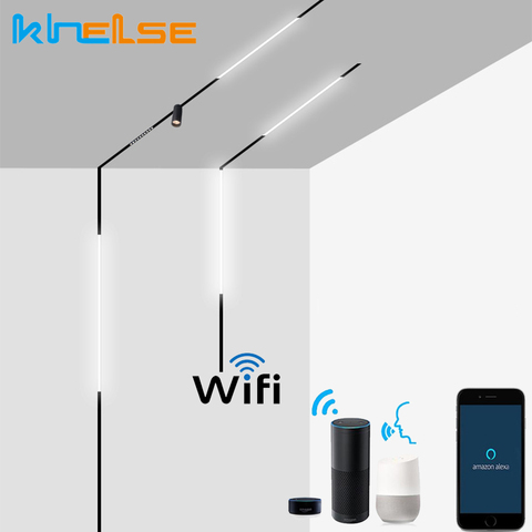 WiFi inteligente regulable magnético lámpara de techo montaje magnético luces IOS /Android App operar Asistente de Google Alexa Control eco voz ► Foto 1/6