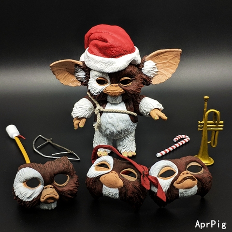 NECA-figura de Gremlins de 8cm, edición de lujo a escala 1/12, muñeco de juguete, regalo de Navidad ► Foto 1/4