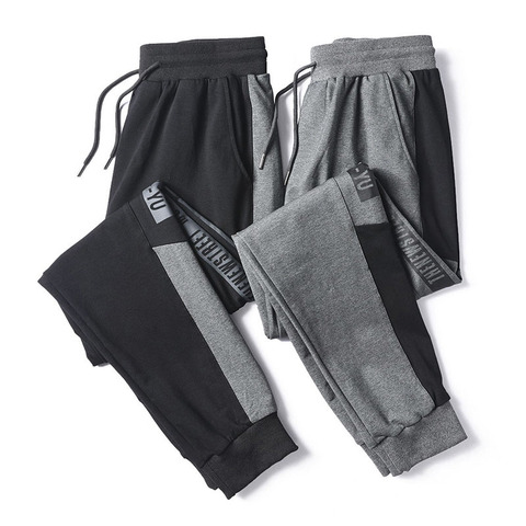 Pantalones de chándal de otoño-invierno para hombre, pantalones de harén para Fitness, culturismo, pantalones de entrenamiento, pantalones de algodón informales para hombre ► Foto 1/6