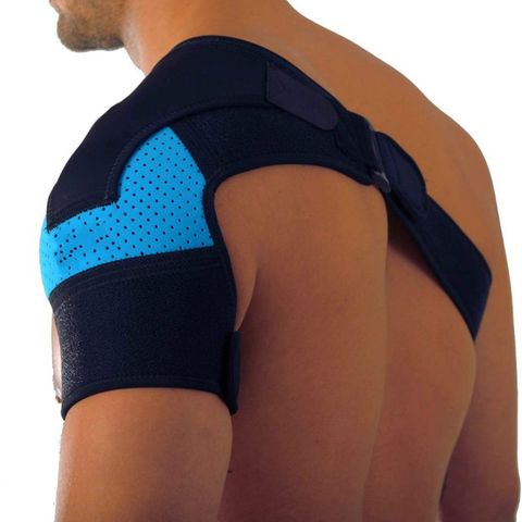 Rodillera de neopreno con almohadilla de presión para hombre y mujer, soporte para hombros, paquete de hielo para dolor, manga de compresión ► Foto 1/6