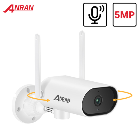 ANRAN-cámara IP PTZ DE SEGURIDAD DE 5MP, videocámara de vigilancia en exterior, CCTV, Audio bidireccional, impermeable, visión nocturna ► Foto 1/6