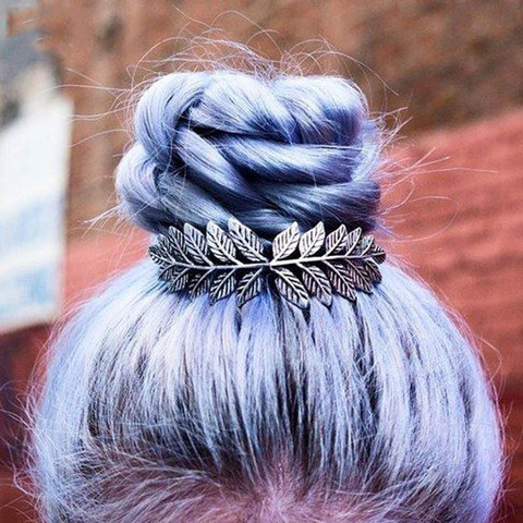 Peine de pelo de hojas para mujer, accesorios para el cabello, horquillas, pinzas para el pelo, accesorios de Lolita, moda Bohemia ► Foto 1/6