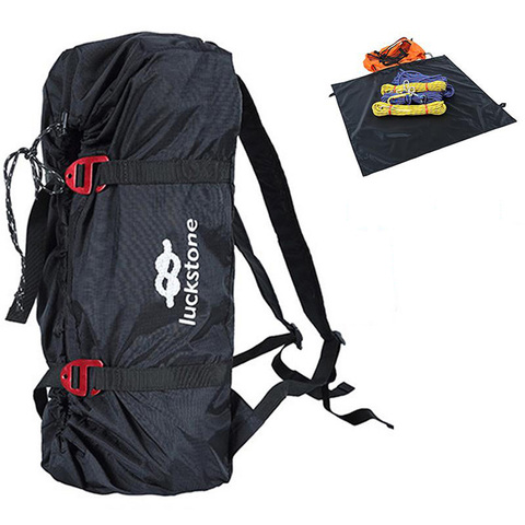 Bolsas de cuerda de escalada, correa para hombro, bolsa de almacenamiento para acampar al aire libre, montañismo, Roca, Plegable, portátil, ajustable, impermeable ► Foto 1/6