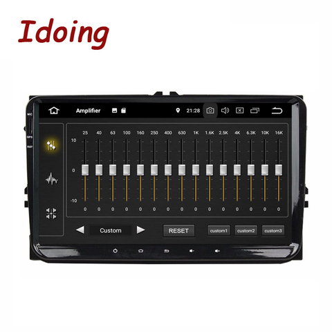 Idoing 2 din Android 9,0 coche Multimedia reproductor de coche para Volkswagen Golf Polo skoda Fabia octavia Radio Tiguan Passat b7 b6 GPS ► Foto 1/6