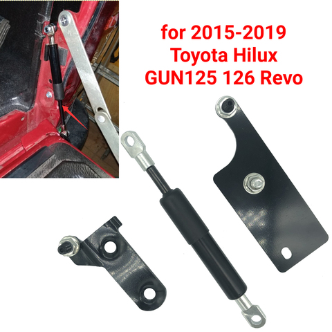 Barra de soporte de elevación lenta para portón trasero de coche, barra de resorte de elevación, amortiguador de choque de Gas para Toyota Hilux GUN125 Revo 2015 2016 2017 2022 ► Foto 1/6