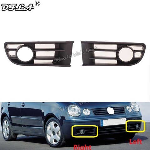 Cubierta de luz antiniebla para coche, rejilla de lámpara antiniebla para VW Polo 9N Hatchback 2001 2002 2003 2004 2005 ► Foto 1/6