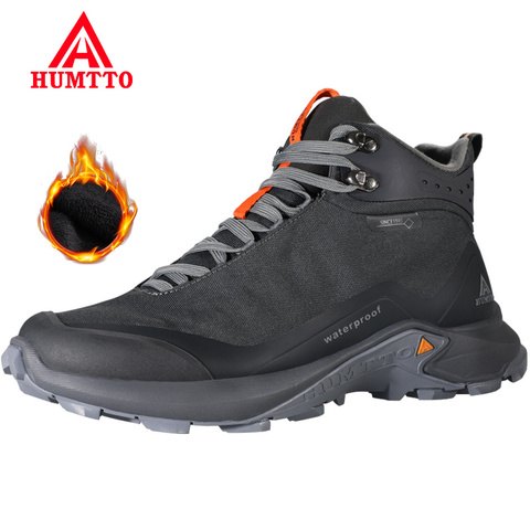 HUMTTO-zapatos de senderismo profesionales para hombre, botas para escalada al aire libre, senderismo, montaña, deporte de caza táctico ► Foto 1/6