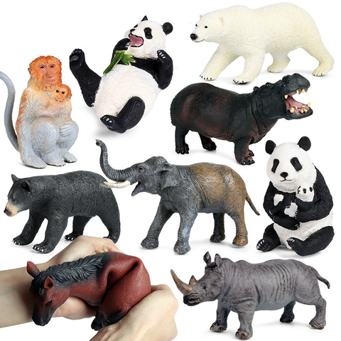 Pegamento suave para niños, modelo de animales, elefante gigante, leche,  vaca, Cocodrilo, oso Polar, hipopótamo, rinoceronte, juguetes para regalo  para niños, 2022 - Historial de precios y revisión | Vendedor de AliExpress  -