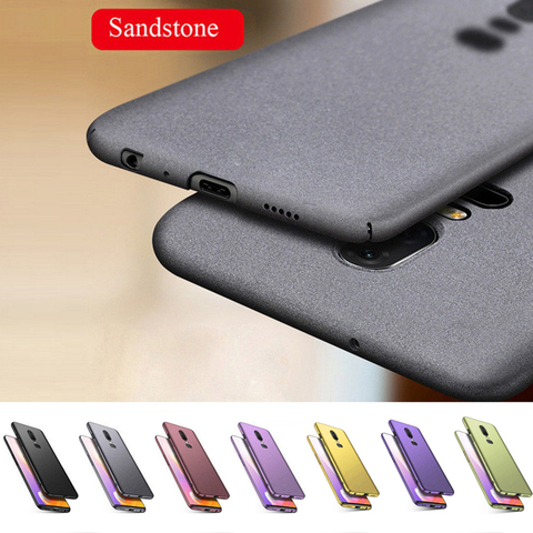 Funda de teléfono de plástico mate rígido para One Plus, 7T, 8 Pro, 6, 6T, Ultra delgada, carcasa trasera protectora para oneplus Coque ► Foto 1/6