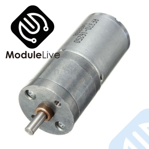 25GA370 motor 12v alto par dc DC 60 RPM torque poderoso Micro reducción de caja de cambios de Motor de alto par de bajo ruido 130N * cm de torsión ► Foto 1/6