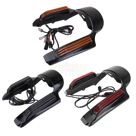 Luz trasera LED para motocicleta, Kit de extensión de guardabarros trasero para Harley Touring Electra Road Street Glide Ultra limitado 2014-posterior ► Foto 1/6