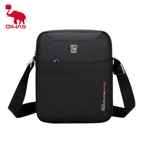 OIWAS-Bolso cruzado impermeable de alta calidad para hombre, Mini bolsas de hombro de negocios, bandolera de viaje, bolsos informales ► Foto 1/6