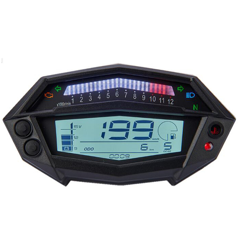 Tacómetro digital para motocicleta, medidor de hora, engranaje del velocímetro, indicador de partes de motocicleta para kawasaki Z1000 ► Foto 1/5