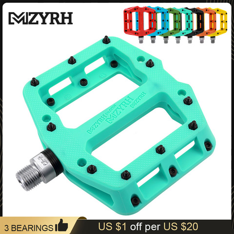 MZYRH-pedales de plástico ultraligeros para Bicicleta, accesorios para Bicicleta de montaña, BMX, 926 ► Foto 1/6