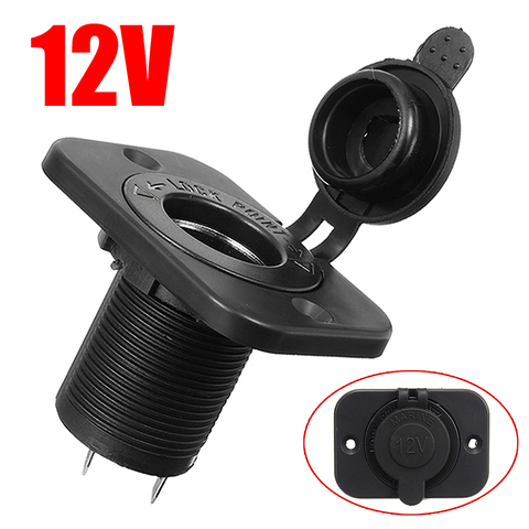 12 V impermeable hembra encendedor de cigarrillos enchufe toma de corriente protección del medio ambiente encendedor de cigarrillos enchufe para coche ► Foto 1/6