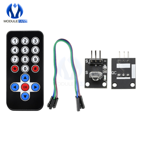 Módulo de Control remoto infrarrojo inalámbrico IR receptor módulo DIY Kit HX1838 para Arduino para Raspberry Pi ► Foto 1/6