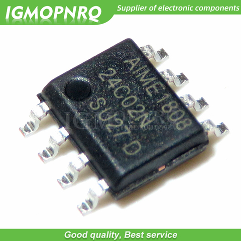 10 unids/lote AT24C02 24C02 SOP8 memoria EEPROM nuevo Original ► Foto 1/1