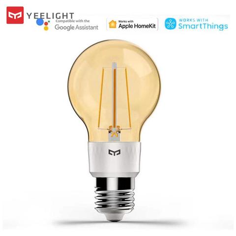 El más nuevo Xiaomi Yeelight inteligente LED filamento bombilla E27 Edison brillo ajustable ahorro de energía para la aplicación Mijia Apple Homekit ► Foto 1/6