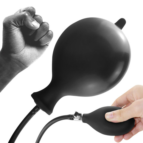 La expansión de enchufe Anal inflable juguetes sexuales para las mujeres los hombres Gays de silicona sexo Anal juguetes adultos grandes llenas de aire de la bomba de Anal ► Foto 1/6