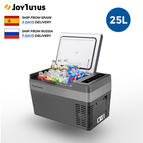 Refrigerador de coche 25L 12V/24V 45W compresor refrigerador portátil para automóvil congelador calentador 2 métodos de carga para el hogar viaje Camping ► Foto 1/6