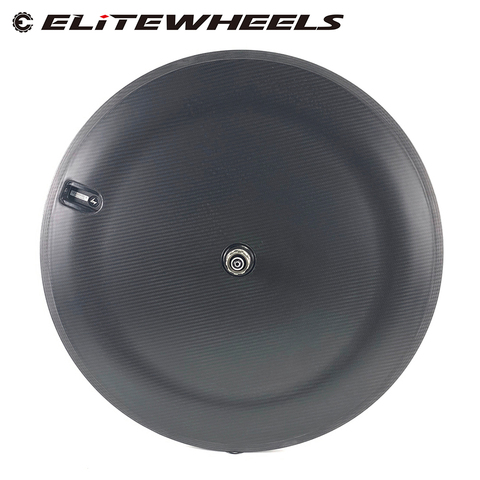 ELITEWHEELS-Rueda de disco de carbono de 700C y 25mm, rueda ancha de sarga 3K, Tubular, sin tubo, para triatlón, pista de tiempo, Tt ► Foto 1/6