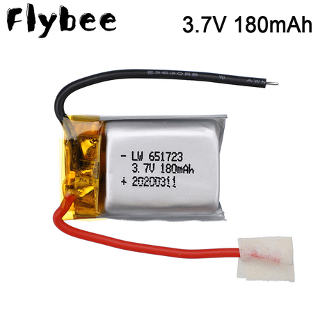 Batería Lipo de 3,7 V, 180mAh para Syma S105 S107 S107G S108 Skytech M3 m3 S977, piezas de repuesto para helicóptero Syma Skytech RC ► Foto 1/3