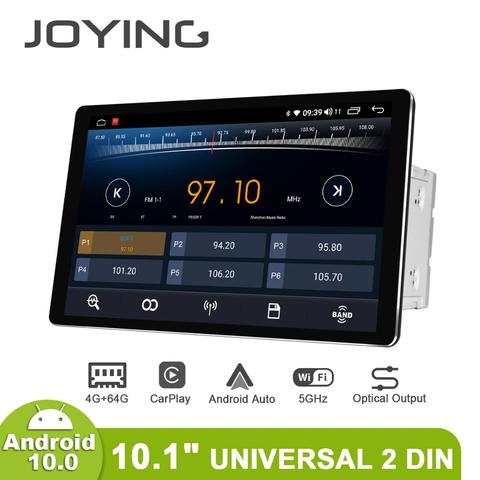 Disfrutando 2 din car radio Unidad de navegación GPS 4GB de RAM y 64GB ROM universal 10,1 pulgadas IPS 4G/Carplay/Android auto RDS wifi ► Foto 1/6