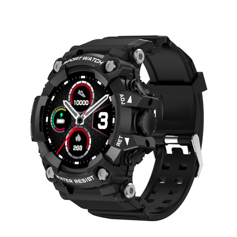 Reloj inteligente militar para hombre, resistente al agua, pantalla redonda completa de presión arterial, para iOS y Android, 2022 ► Foto 1/6