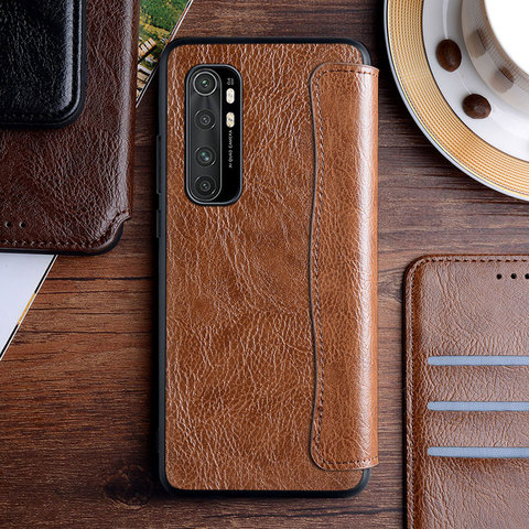 Funda de cuero de lujo para Xiaomi, funda sin funda magnética para Xiaomi Mi Redmi Note 10 9 9S 8 7 6 5 4 4X 3 9T 8T SE pro A3 A2 A1 lite 8A 7A 6A 5A ► Foto 1/6