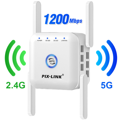 Repetidor Wifi 5G, enrutador de 1200Mbps, extensor de Wifi de largo alcance, amplificador de Wifi de 2,4G, punto de acceso ► Foto 1/6