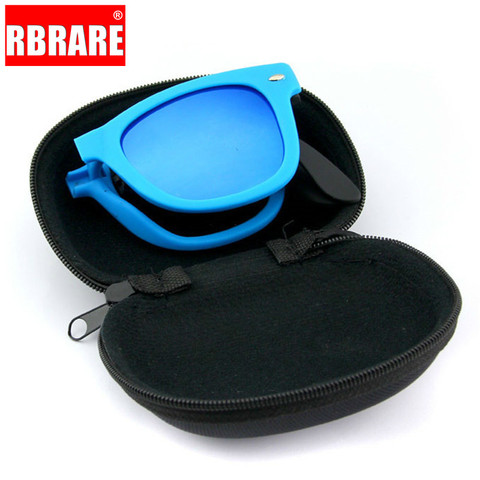 Gafas De sol plegables RBRARE con caja, gafas De sol clásicas Vintage para hombre, compra De viaje, coloridas gafas De sol UV400, gafas De sol para mujer ► Foto 1/6