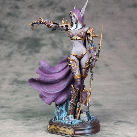 Figuras de juegos de cataclismo, Sylvanas, Windrunner, PVC, juguetes de modelos de colección, 22cm ► Foto 1/6