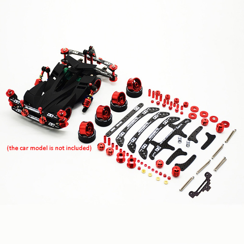 S1/FM/TZ chasis modificar reemplazar conjunto de piezas de repuesto para Tamiya Mini 4WD modelo de coche Brocken Gigant/MAGNUM ciclón/Ray Stinger ► Foto 1/6