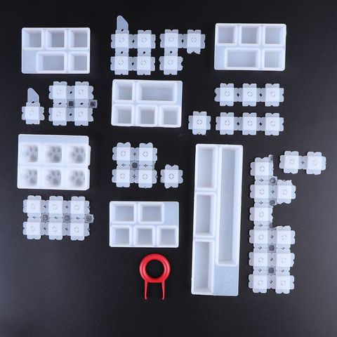 1 Set Manual DIY Teclado mecánico llave tapa de silicona molde UV epoxi de cristal moldes Artesanías hechas a mano herramientas para hacer ► Foto 1/6