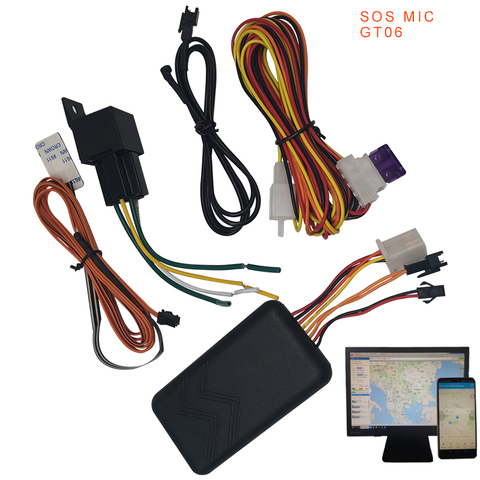 Localizador de rastreador GPS de coche GT06N veichle traker, monitor de voz, dispositivo de seguimiento de gestión de flotas sos ► Foto 1/6