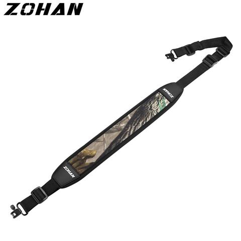 ZOHAN Rifle pistola 2-punto Sling arma Rifle Honda con gira acolchado correa ajustable para la caza accesorios para escopeta ► Foto 1/6