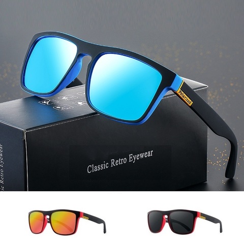 Gafas De Sol polarizadas De gran tamaño para hombre y mujer, lentes De Sol unisex con diseño De marca, estilo deportivo, conductor cuadrado, UV ► Foto 1/6