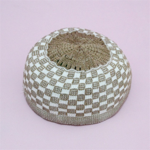 Sombreros musulmanes de oración para hombre, gorro de malla de la India, Turco islámico, árabe, Ramadán musulmán, kipá judía, gorra para hombre ► Foto 1/6