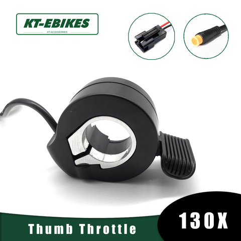 Kaihua-Acelerador de pulgar para bicicleta eléctrica, conector impermeable de 3 pines, 130X ► Foto 1/6