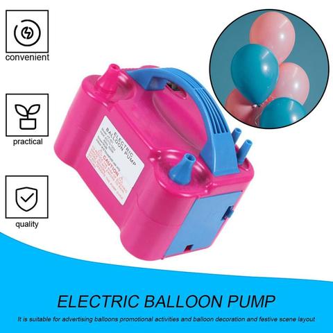 Bomba eléctrica para globos, soplador de aire de 220V, para decoración de fiestas, máquina de globos portátil, no helio, enchufe de la UE/EE. UU. ► Foto 1/6