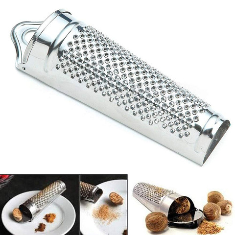 1PC de acero inoxidable versátil mano nuez moscada cítricos acanalador de fruta jengibre rallador de ajo de jengibre tuerca cepilladora para Cocina ► Foto 1/6