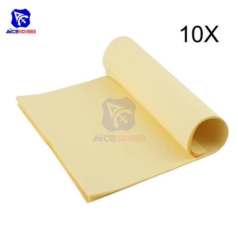 Diymore 10 unids/lote A4 Toner papel de transferencia térmica de papel de color amarillo ► Foto 1/2