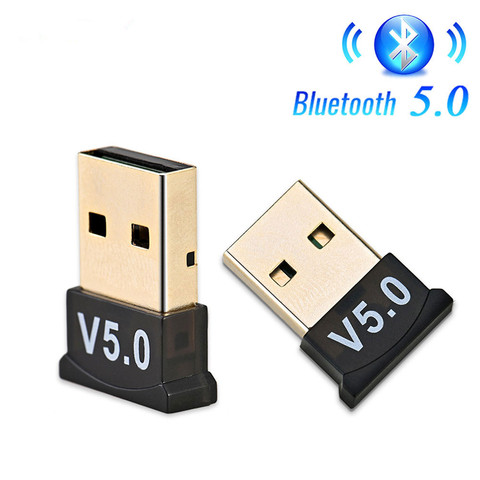 USB 5,0 adaptador Bluetooth transmisor Bluetooth receptor de Audio Bluetooth Dongle adaptador inalámbrico USB para ordenador PC y portátil c ► Foto 1/6