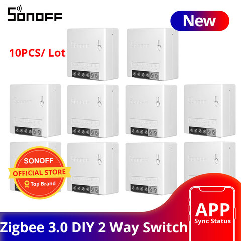 SONOFF-MINI interruptor de luz inteligente Zigbee, módulo de Control de vía, funciona con Smartthing Alexa, 3/510/20/30 Uds. ► Foto 1/6