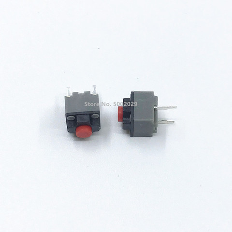 2 uds. Kailh cuadrado silencioso ratón micro interruptor botón 2pin puede reemplazar micro interruptor rectangular 6*6*7,3mm 8 millones de vida ► Foto 1/2