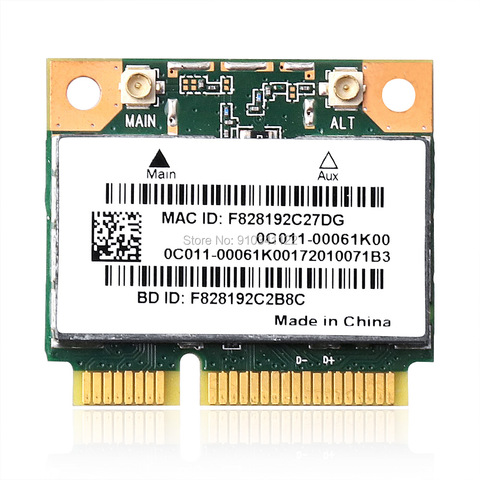 Tarjeta LAN inalámbrica QCWB335 AR956X, Wifi + BT4.0, WCBN612AH-L6, medio PCI-E, 2,4 GHz, 802.11b/gn, para Lenovo IdeaPad S510p, B50-30, B50-35 ► Foto 1/5