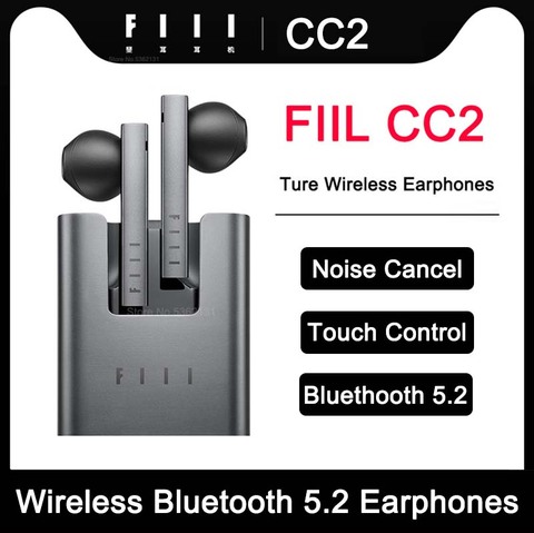 FIIL CC2-auriculares inalámbricos con Bluetooth 5,2, dispositivo deportivo, con cancelación de ruido, para videojuegos, Android, Apple, Huawei ► Foto 1/6