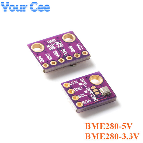 BME280-Sensor Digital de temperatura y humedad, módulo de Sensor de presión atmosférica, 5V, 3,3 V, I2C SPI para Arduino, casa inteligente integrada ► Foto 1/5