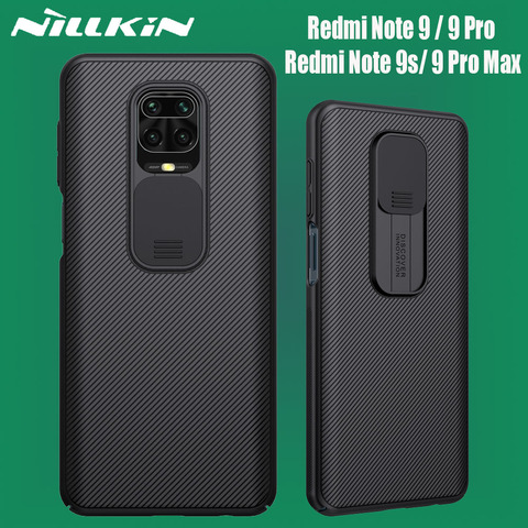 NILLKIN-funda protectora de cámara para xiaomi Redmi Note 9S / Note 9 Pro Max, cubierta de protección de lente deslizante para Redmi Note 9 Pro Max ► Foto 1/6