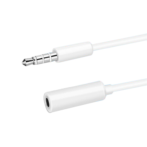 Cable de extensión de Audio de 3,5mm, Conector de 4 polos, 3,5, macho a hembra, Cable extensor de auriculares, código Aux para coche, más fuerte ► Foto 1/6